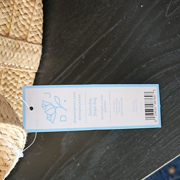Draper James Everyday Straw Bag NWT - Picture 5 of 6